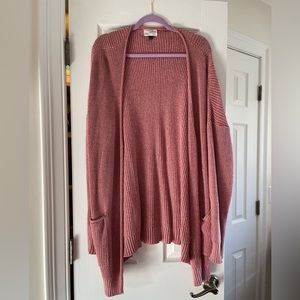 COPY - Pink Woven Cardigan